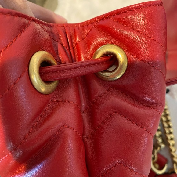 Authentic Gucci Matelasse GG Marmont Flap Backpack - Picture 2 of 16